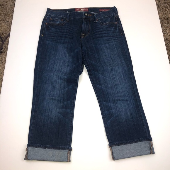 Lucky Brand Sweet’N Crop Jeans Medium Wash 27 - Picture 3 of 16